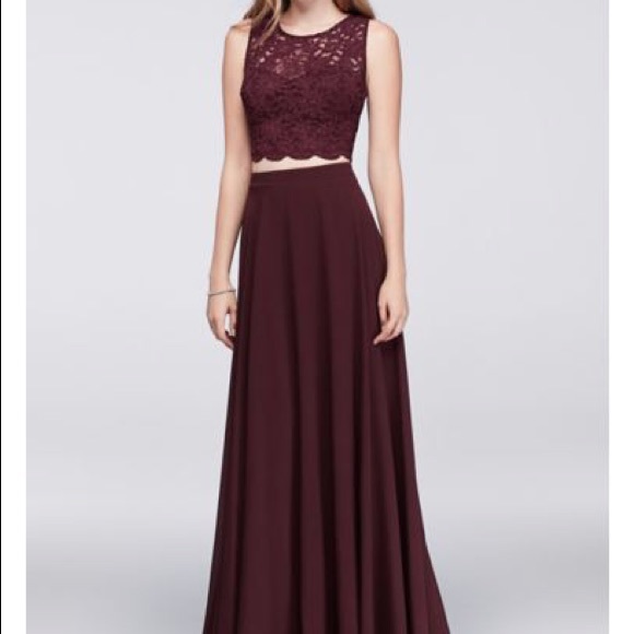 David’s bridal two- piece dress - Picture 2 of 7